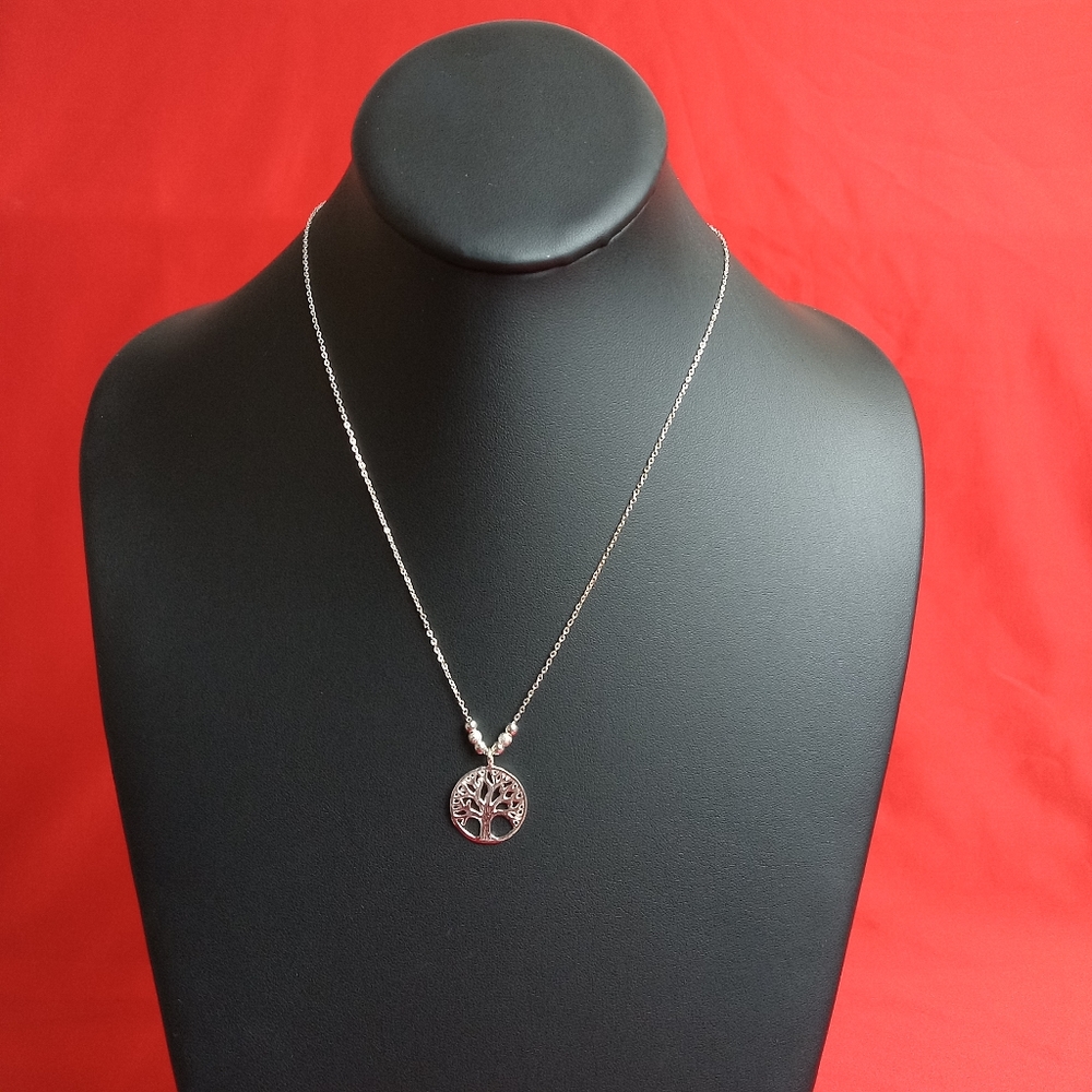 Tree of Life Pendant Necklace‎ 925 Sterling Silver NEW - Picture 8 of 8